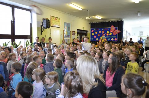 Klaun Walduś w naszej szkole